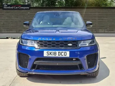 Used Land Rover Range Rover Sport SVR 575 HP (422 kW) 2018 Blue SUV