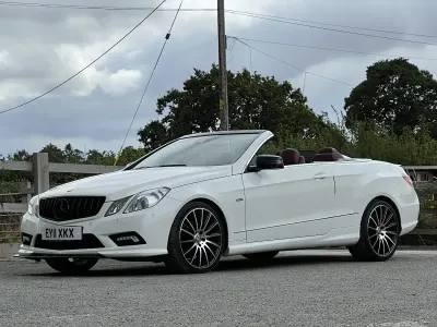 Used Mercedes E350 2011 White Cabriolet