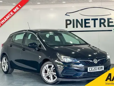Used Vauxhall Astra SRi 145 HP (106 kW) 2020 Black Hatchback