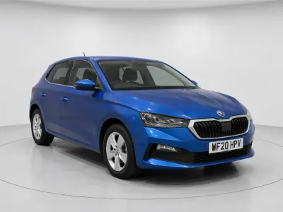 Used Skoda Scala SE 95 HP (69 kW) 2020 Blue Hatchback