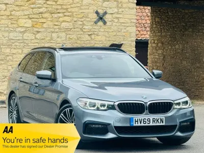 Used BMW 520 M Sport 184 HP (135 kW) 2019 Blue Estate