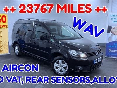 used VW Caddy Maxi C20 1.6 C20 LIFE ++ 23767 MILES ++ WAV ++ NO VAT ++ TIMING BELT DONE ++ AIRCON, 5 SEATS, REAR SENSORS,