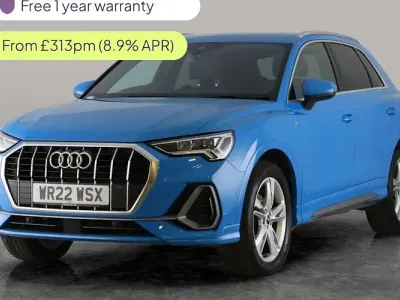 Used Audi Q3 S-Line 150 HP (110 kW) 2022 Blue SUV