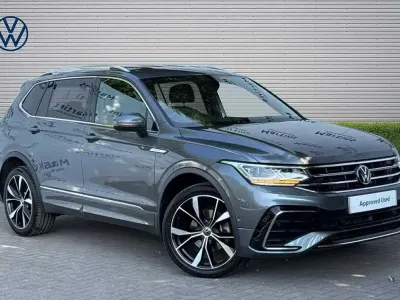 Used VW Tiguan Allspace R-line 150 HP (110 kW) 2023 Grey SUV