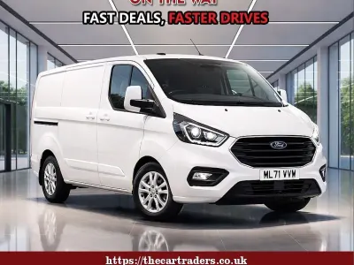 Begagnad Ford Transit Custom Limited 2021 Vit Van