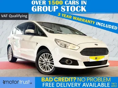 Begagnad Ford S-MAX Zetec 120 HK (88 kW) 2019 Vit Minibuss