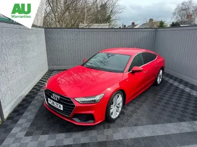 Used Audi A7 S-Line 286 HP (210 kW) 2018 Red Hatchback