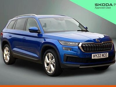 Race blue metallic Used 2022 Skoda Kodiaq SE L SUV | £24,200 (Good price)