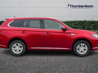 Used Mitsubishi Outlander P-HEV 224 HP (164 kW) 2021 Red SUV