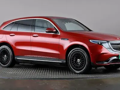 Used Mercedes EQC400 AMG Line Premium Plus 300 kW (408 HP) 2022 Red SUV