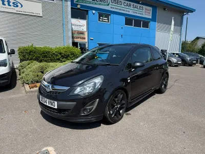 Used Vauxhall Corsa Edition 85 HP (62 kW) 2014 Black Hatchback