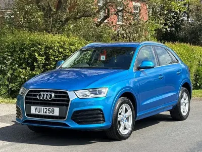 Used Audi Q3 S-Line 184 HP (135 kW) 2018 Blue SUV