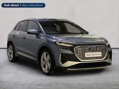 Used Audi Q4 e-tron S-Line 219 kW (299 HP) 2022 Blue SUV