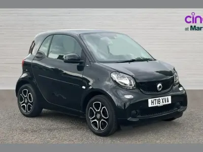 Used Smart ForTwo Coupé Premium 90 HP (66 kW) 2018 Black Coupe