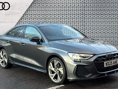 Used Audi A3 Black Edition 150 HP (110 kW) 2025 Grey Sedan