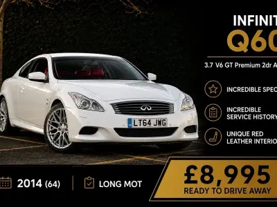 Used Infiniti Q60 Premium 335 HP (246 kW) 2014 White Cabriolet