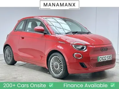 Used Fiat 500e Red 86 kW (118 HP) 2022 Hatchback