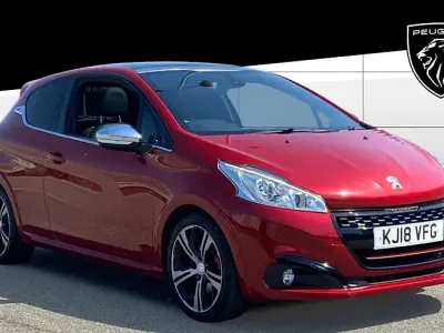 Used Peugeot 208 Prestige 208 HP (152 kW) 2018 Red Hatchback