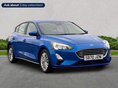 Blue Used 2020 Ford Focus Titanium Hatchback | £9,790 (Fair price)