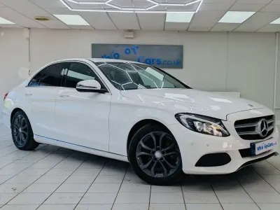 Used Mercedes C220 2017 White Sedan