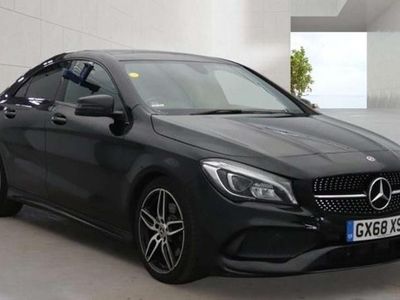 Used Mercedes CLA220 AMG line 177 HP (130 kW) 2018 Black Sedan