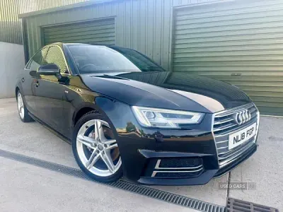 Used Audi A4 S-Line 190 HP (139 kW) 2018 Black Sedan