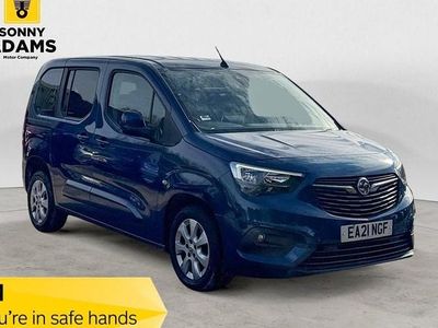 Used Vauxhall Combo S 100 HP (73 kW) 2021 Blue MPV