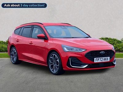 Red Used 2022 Ford Focus ST-Line Estate | £13,588 (Fair price)