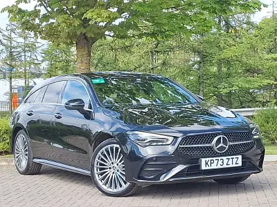 Used Mercedes CLA250e AMG Line Premium 218 HP (160 kW) 2023 Black Sedan