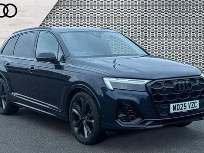 Blue Used 2025 Audi Q7 Black Edition SUV | £59,125 (Expensive)