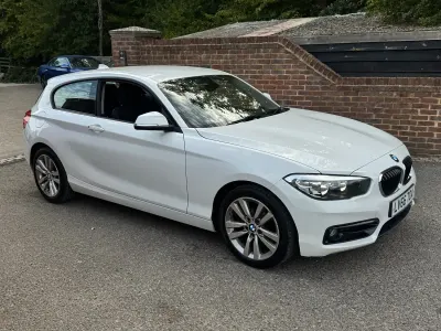 Used BMW 116 Sport Line 116 HP (85 kW) 2016 White Hatchback