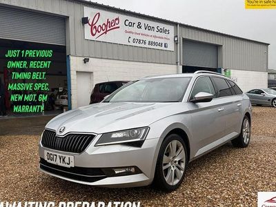 Silver Used 2017 Skoda Superb SE L Executive Estate | £10,995 (Fair price)