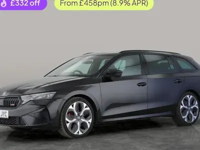 Used Skoda Octavia vRS 265 HP (194 kW) 2025 Black Estate