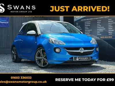 Used Vauxhall Adam S 2017 Blue Hatchback