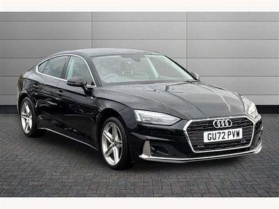 Brilliant black Used 2022 Audi A5 Sport Hatchback | £25,995 (Good price)