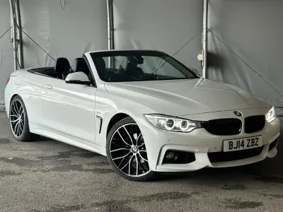 Used BMW 420 Cabriolet M Sport 2014 White Cabriolet