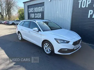 Usata Seat Leon SE 115 CV (84 kW) 2022 Bianco Station wagon