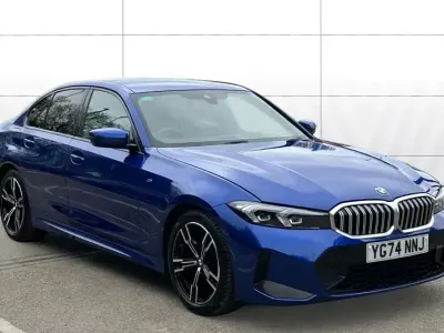 Begagnad BMW 320 M Sport 184 HK (135 kW) 2024 Blå Sedan