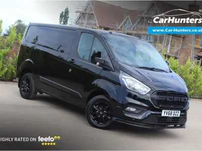 Used Ford Transit Custom Limited 130 HP (95 kW) 2018 Black Van
