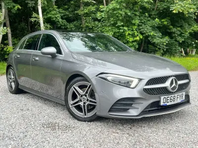 Used Mercedes A180 AMG Line Premium Plus 136 HP (100 kW) 2019 Grey Hatchback