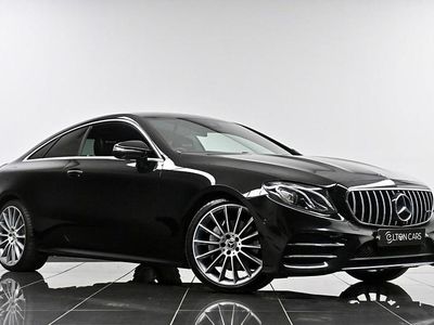 Used Mercedes E220 AMG line 2018 Black Coupe