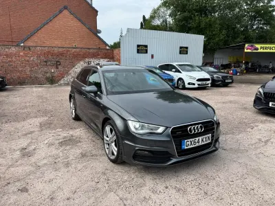 Used Audi A3 S-Line 184 HP (135 kW) 2014 Grey Hatchback