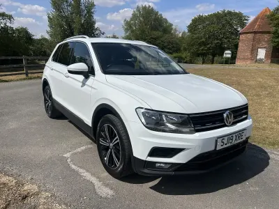 Used VW Tiguan SE 130 HP (95 kW) 2019 White SUV
