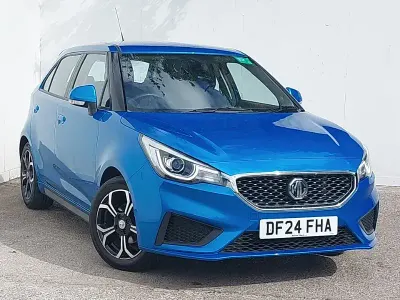 Used MG MG3 Excite 106 HP (77 kW) 2024 Blue Hatchback