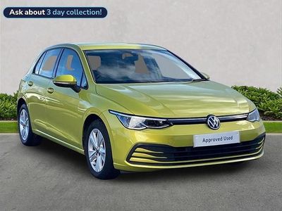 Yellow Used 2021 VW Golf VIII Life Hatchback | £12,216 (Fair price)