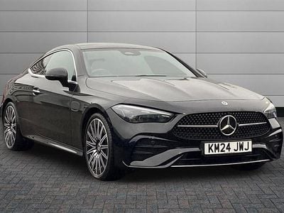 Obsidian black Used 2024 Mercedes CLE300 AMG Line Premium Plus Coupe | £43,650 (Fair price)