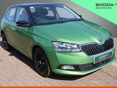 Used Skoda Fabia Colour Edition 73 HP (53 kW) 2019 Rallye green metallic Hatchback