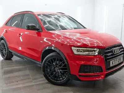 Used Audi Q3 Black Edition 184 HP (135 kW) 2017 Red SUV