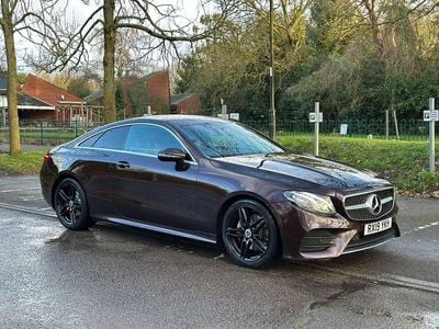 Used Mercedes E220 AMG line 2019 Red Coupe