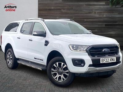 used Ford Ranger 2.0 ECOBLUE WILDTRAK AUTO 4WD EURO 6 (S/S) 4DR DIESEL FROM 2022 FROM NEWTOWN (SY16 1DW) | SPOTICAR